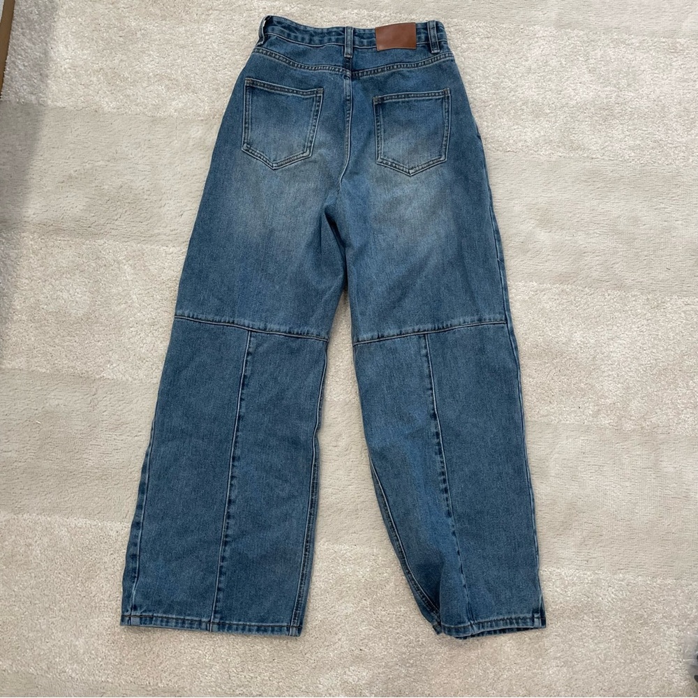 YUMI ROW Women's Fern Washed Denim Size S In Blue - Picture 6 of 8